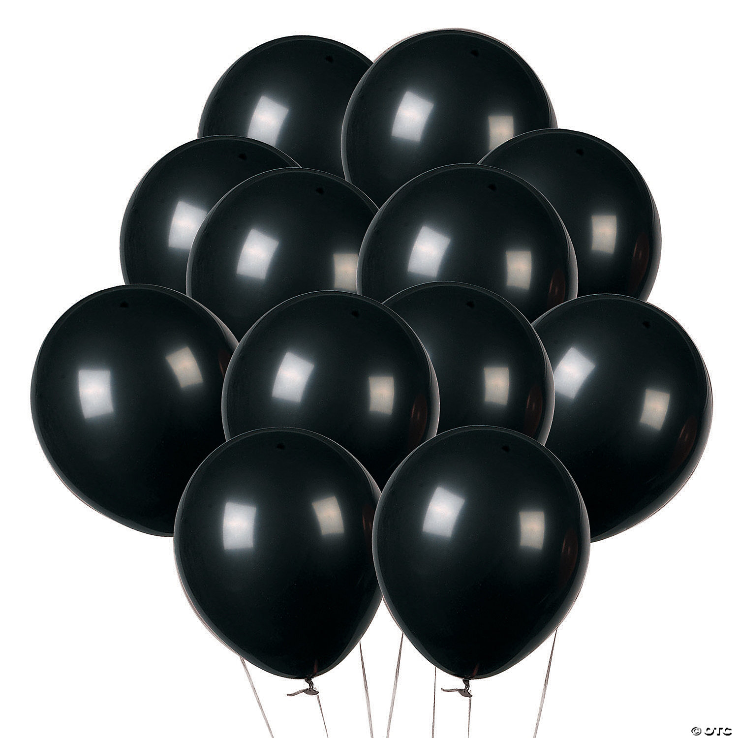 Onyx Black 11" Latex Balloons - 12 Pc. 3 Onyx Black 11" Latex Balloons - 12 Pc.