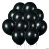 11" Latex Balloons - 24 Pc. 1 11" Latex Balloons - 24 Pc. -Halloween Costumes Halloween Party Supplies🎃 Sales onyx black 11 latex balloons 24 pc 17 112