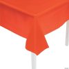 Rectangle Plastic Tablecloth 1 Rectangle Plastic Tablecloth -Halloween Costumes Halloween Party Supplies🎃 Sales orange plastic tablecloth70 241