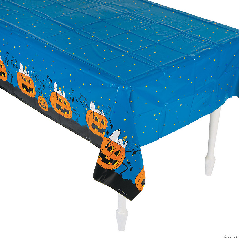 Peanuts® Halloween Plastic Tablecloth 3 Peanuts® Halloween Plastic Tablecloth