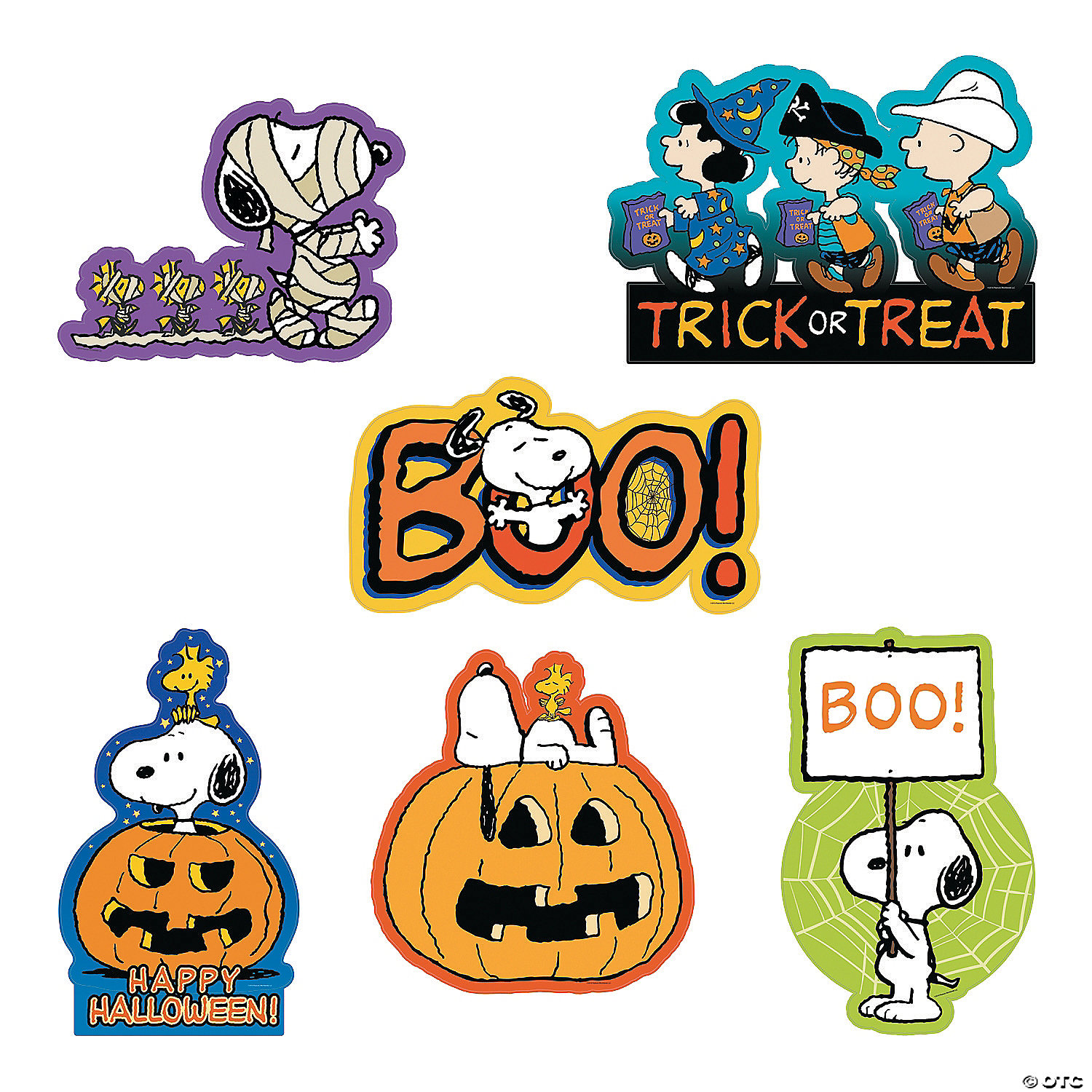 Peanuts® Cutout Halloween Decorations - 6 Pc. 3 Peanuts® Cutout Halloween Decorations - 6 Pc.