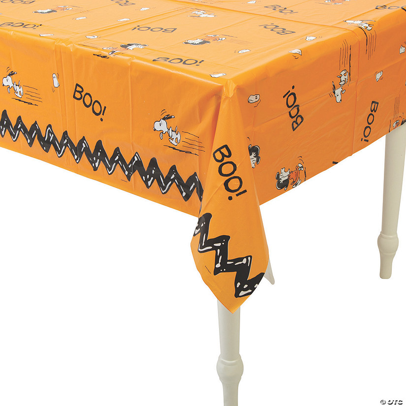 Peanuts® Halloween Plastic Tablecloth 3 Peanuts® Halloween Plastic Tablecloth