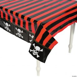 Pirate Printed Plastic Tablecloth