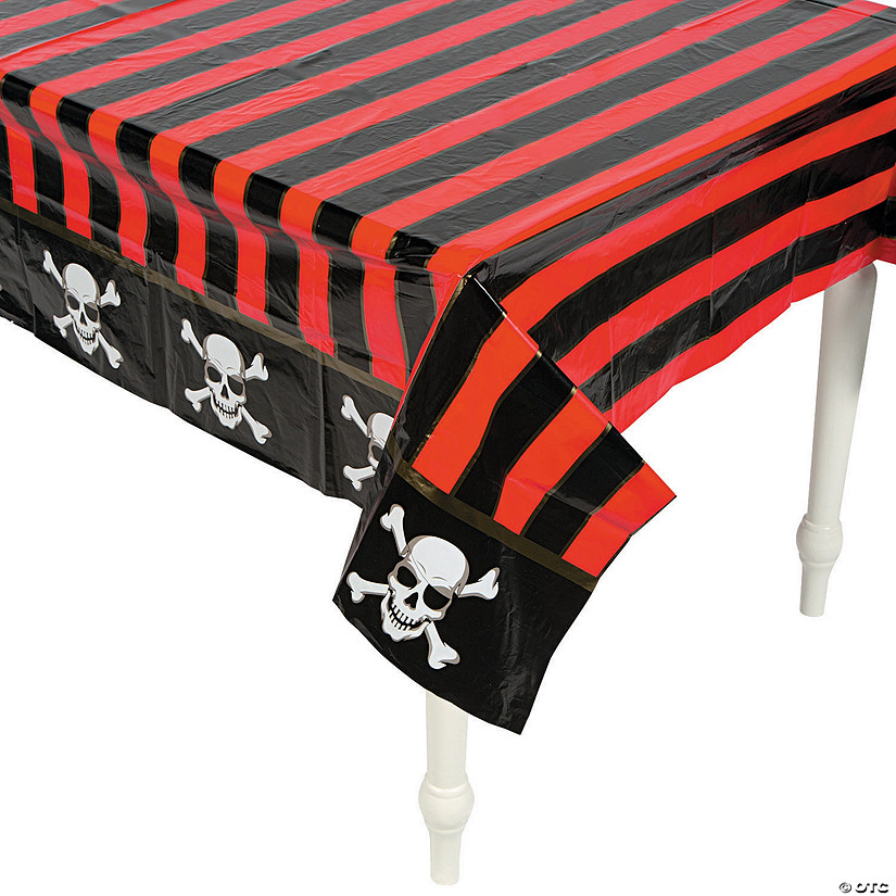 Pirate Printed Plastic Tablecloth 3 Pirate Printed Plastic Tablecloth