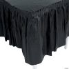 Pleated Table Skirts 1 Pleated Table Skirts -Halloween Costumes Halloween Party Supplies🎃 Sales pleated black table skirt3 512
