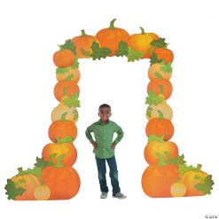 Pumpkin Arch Cardboard Stand-Up Halloween Decoration