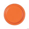 Round Paper Dinner Plates - 24 Ct. -Halloween Costumes Halloween Party Supplies🎃 Sales pumpkin orange paper dinner plates 24 ct 13788979