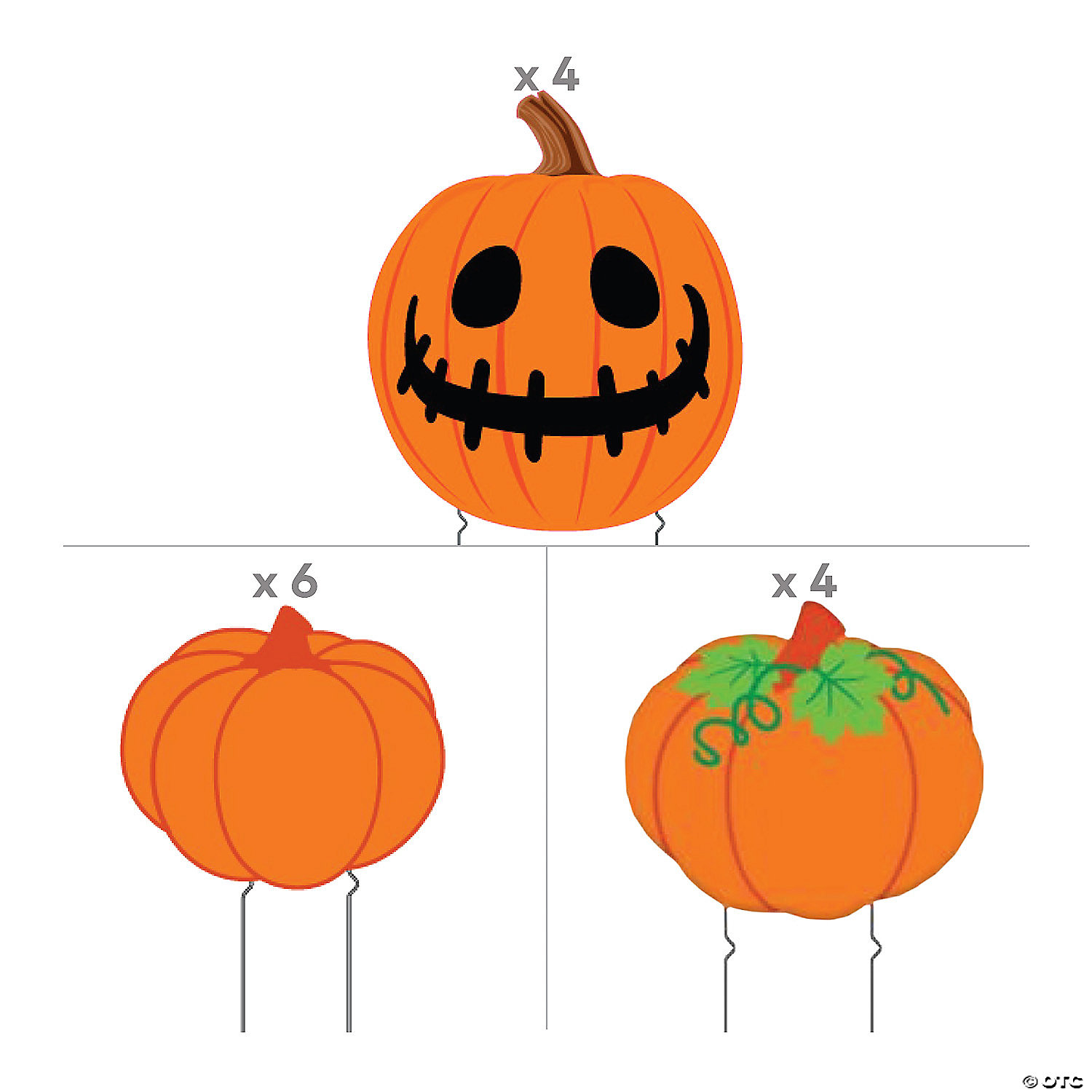 Pumpkin Patch Yard Sign Kit - 14 Pc. 4 Pumpkin Patch Yard Sign Kit - 14 Pc. - Image 2