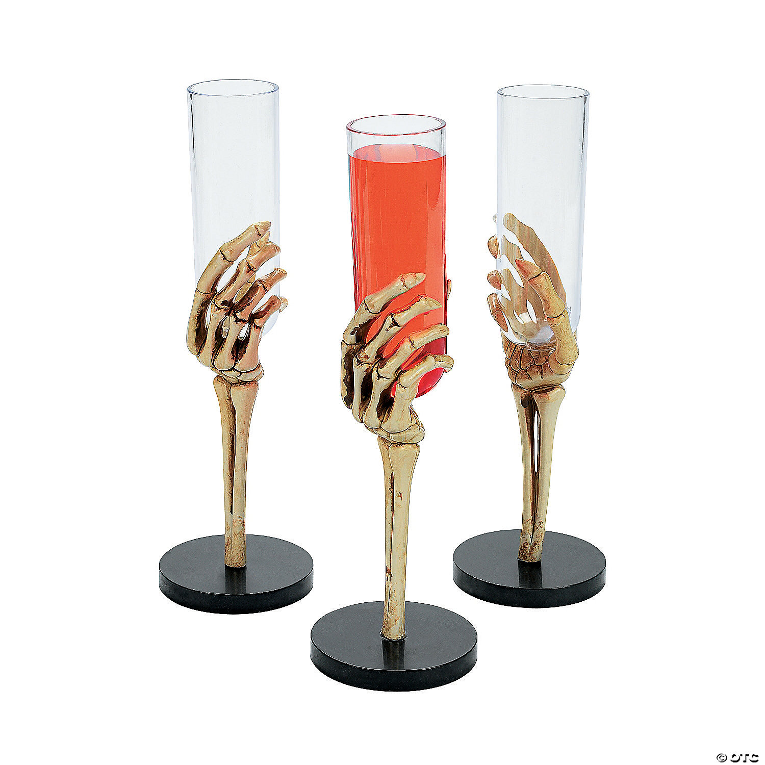 Skeleton Hand Plastic Cups - 12 Ct. 3 Skeleton Hand Plastic Cups - 12 Ct.