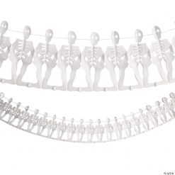 Skeleton Tissue Paper Garland Halloween Decoration