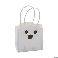 Small Ghost Gift Bags - 12 Pc.