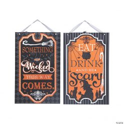 Spellbound Halloween Door Sign Set - 2 Pc.