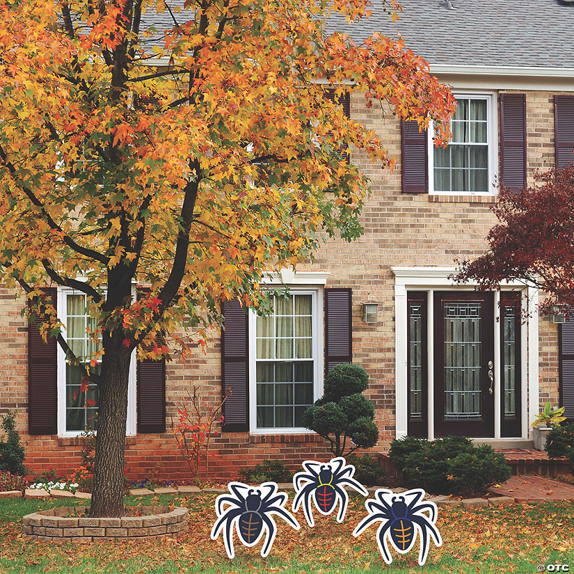 Spider Yard Signs 3 Spider Yard Signs