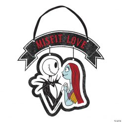 The Nightmare Before Christmas Misfit Love Door Sign