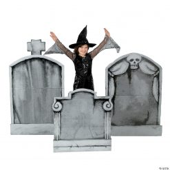Tombstone Cardboard Stand-Ups Halloween Decorations - 3 Pc.