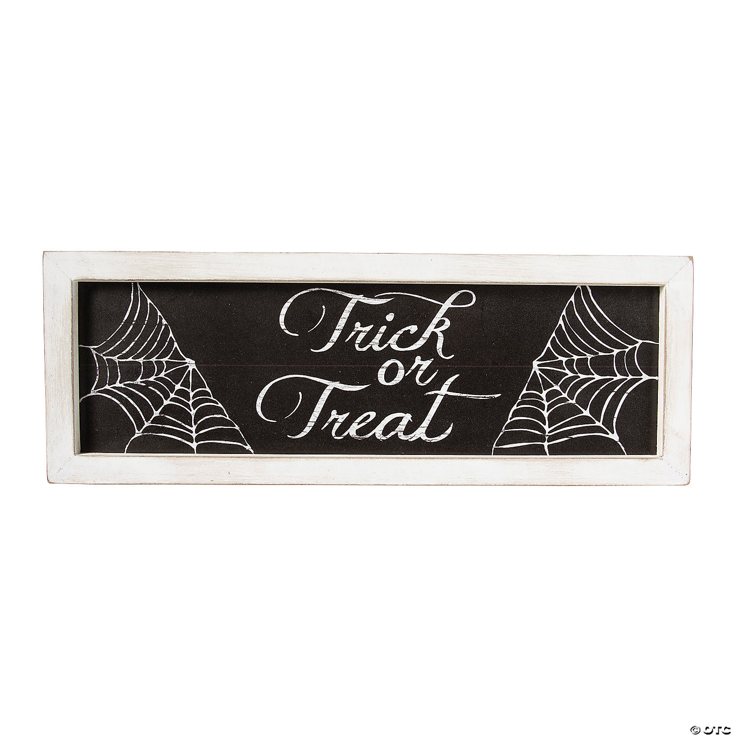 Trick-or-Treat Spider Web Halloween Decoration Sign 4 Trick-or-Treat Spider Web Halloween Decoration Sign - Image 2