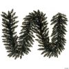 Vickerman 9' Black Fir Christmas Garland with Warm White LED Lights -Halloween Costumes Halloween Party Supplies🎃 Sales vickerman 9 black fir christmas garland with warm white led lights13947850
