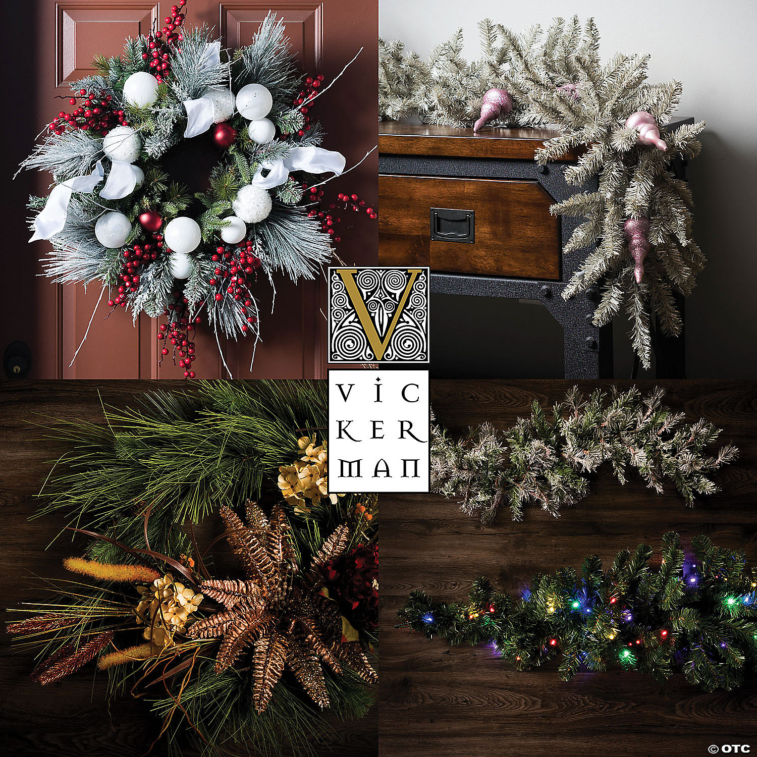 Vickerman 9' Lime Artificial Christmas Garland, Lime Dura-Lit LED lights. 4 Vickerman 9' Lime Artificial Christmas Garland, Lime Dura-Lit LED lights. - Image 2