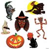 Vintage Halloween Cutouts -Halloween Costumes Halloween Party Supplies🎃 Sales vintage halloween cutoutsbg00429
