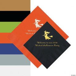 Witch Personalized Napkins - 50 Pc. Beverage or Luncheon