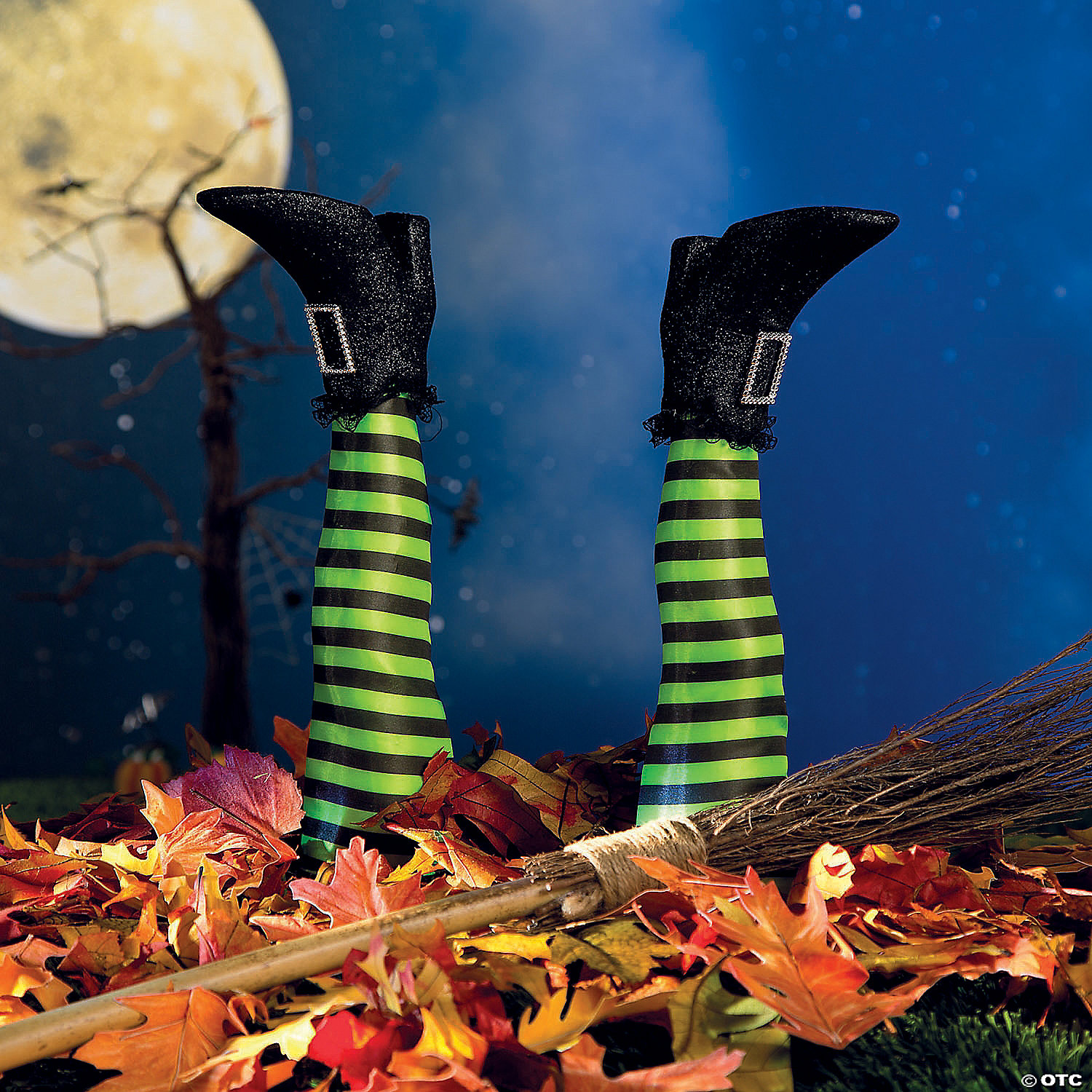 Witch’s Legs Yard Stakes Halloween Decoration 3 Witch’s Legs Yard Stakes Halloween Decoration