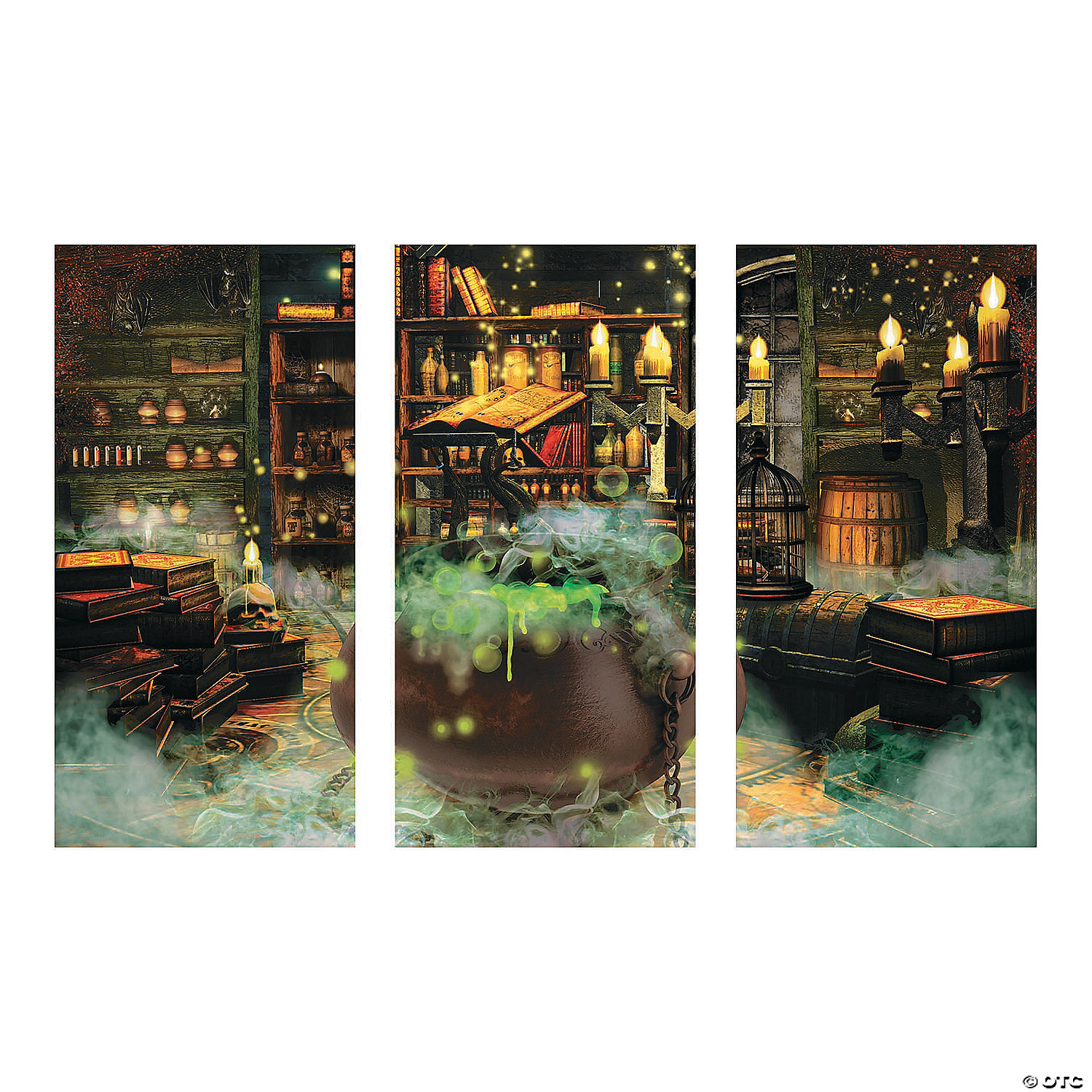 Witches’ Kitchen Backdrop Halloween Decoration - 3 Pc. 4 Witches’ Kitchen Backdrop Halloween Decoration - 3 Pc. - Image 2