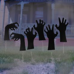 Zombie Hand Yard Stakes Halloween Decorations - 6 Pc.